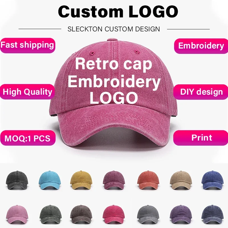 Stussy Bucket Hat - SLECKTON Custom Logo Retro Baseball Cap