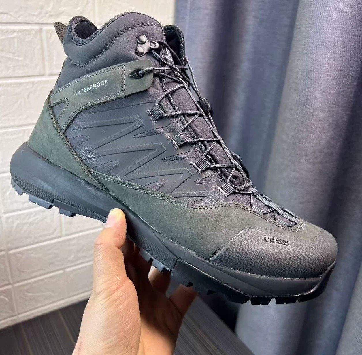 High Top Hiking Leather Shoes  - Streetwear Brand Designer 评论和价格