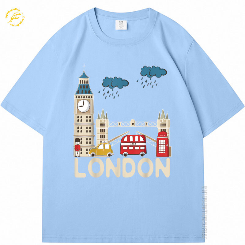 Rainy London Tshirt Cute Souve - Streetwear Brand Sale 评论和价格