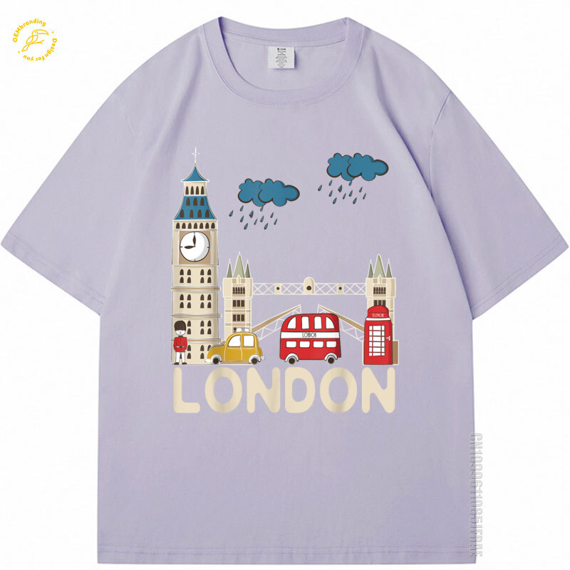 Rainy London Tshirt Cute Souve - Streetwear Brand Sale 评论和价格