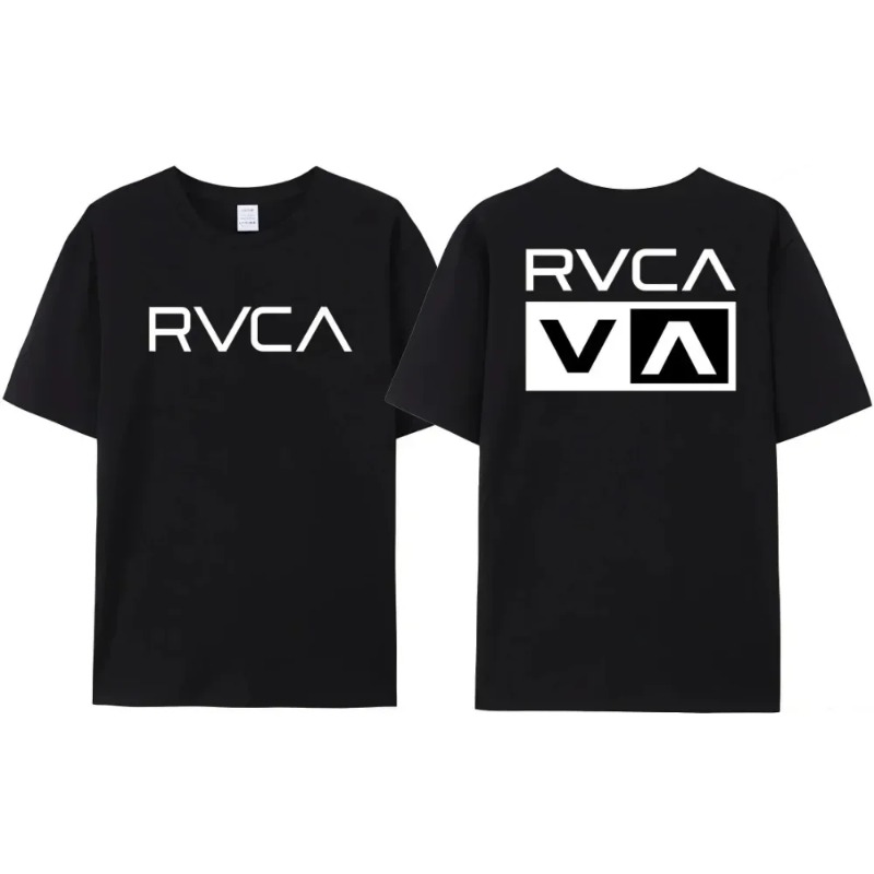 RVCA T Shirt Men Women Black T - Streetwear Brand Designer 评论和价格